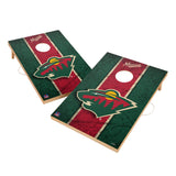 Vintage Minnesota Wild Solid Wood 2x4 Cornhole Set