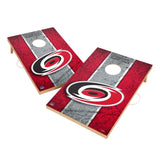 Vintage Carolina Hurricanes Solid Wood 2x4 Cornhole Set