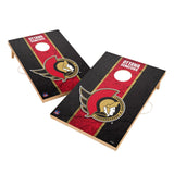 Vintage Ottawa Senators Solid Wood 2x4 Cornhole Set