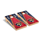 Florida Panthers Cornhole Board Set - Triangle Weathered Version