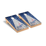 Los Angeles Dodgers Cornhole Board Set - Triangle Weathered Version