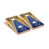 Buffalo Sabres Cornhole Board Set - Triangle Weathered Version