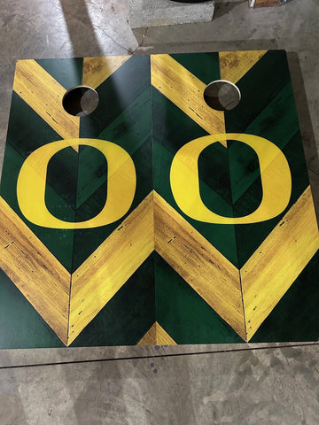 Scratch & Dent - Oregon Ducks Cornhole Boards