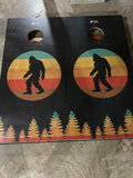 Scratch & Dent - Retro Sasquatch Bigfoot Cornhole Boards